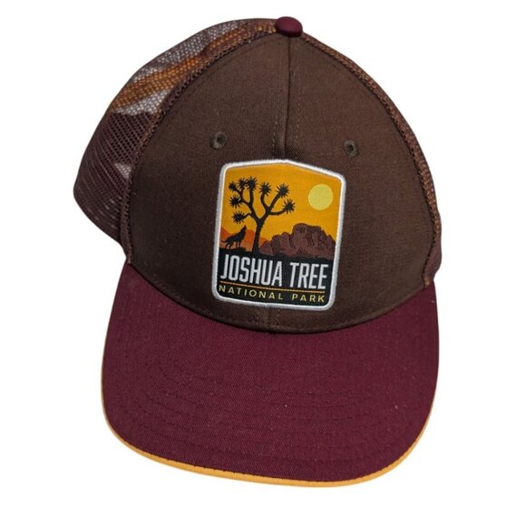 Joshua Tree National Park Trucker Hat Embroidered Patch Adjustable Snapback Cap - Picture 1 of 3
